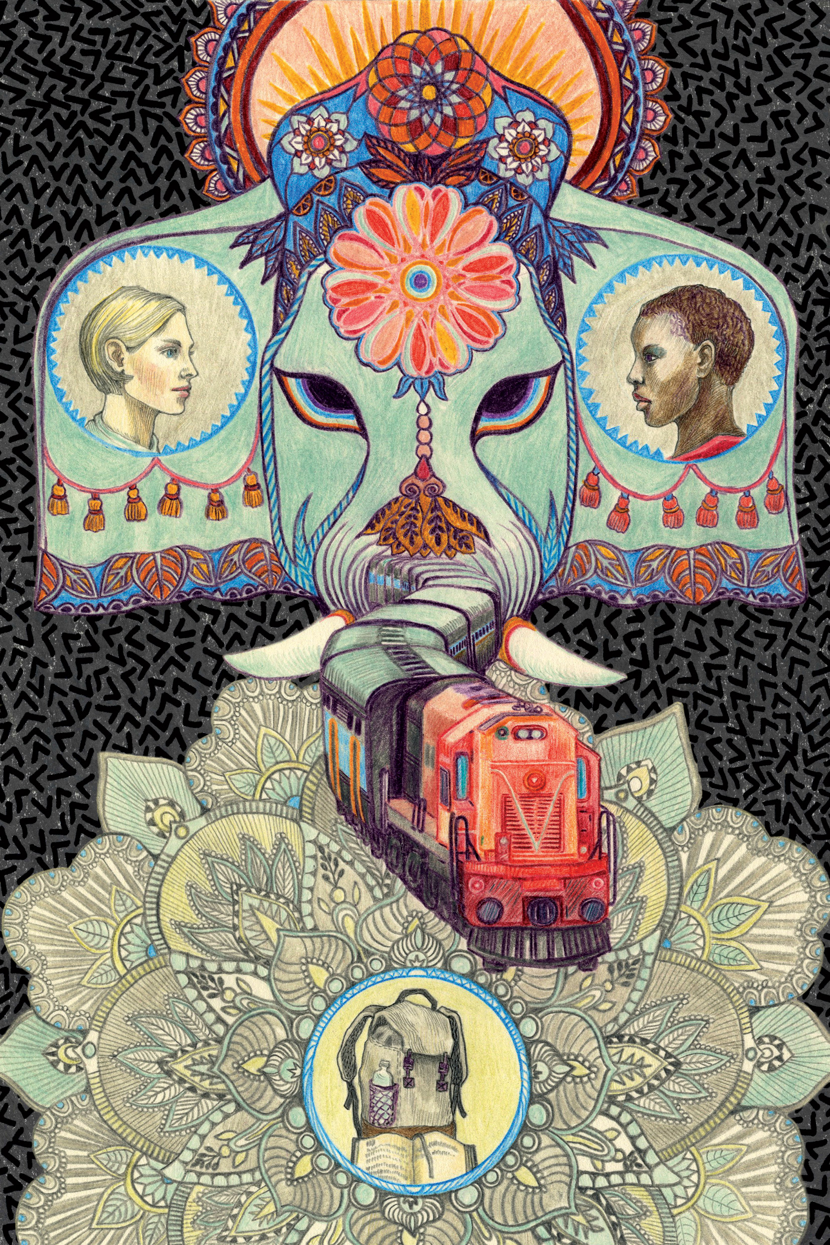 Illustration for Anthology blÆkk '24 Hours to Bombay'